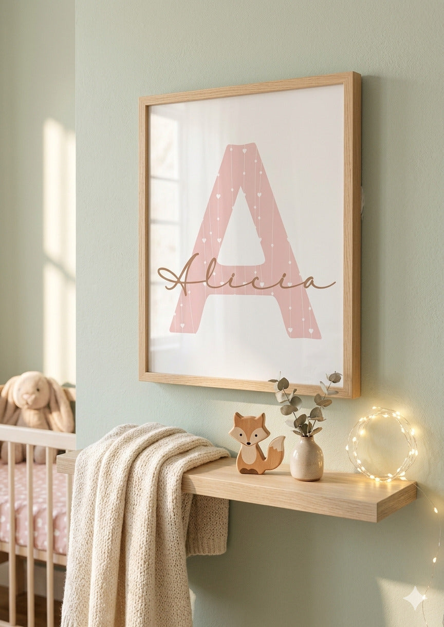Set 3 Láminas Personalizadas Bailarina – Decoración Habitación Niña 🩰✨